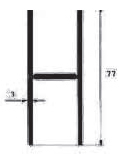 Profil aluminiowy łączący h l - 6000