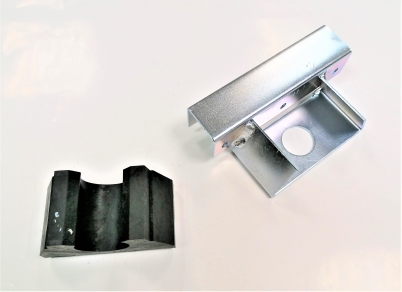 FRAME PIPE HOLDER STEEL AND GUM PART SINGLE