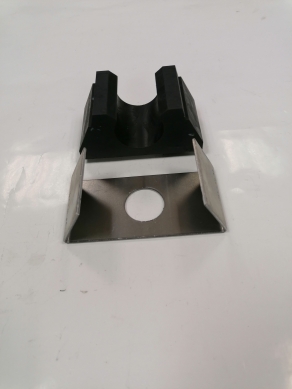 FRAME PIPE HOLDER STEEL AND GUM PART