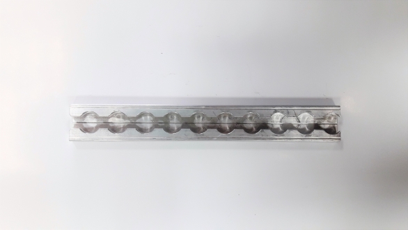 RECTANGULAR IRLINE PROFILE 3000X60X11MM
